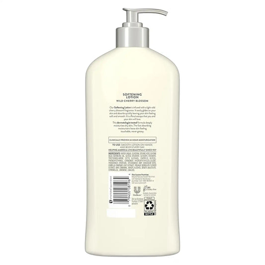 Suave Skin Lotion 18 Ounce Pump Softening Wild Cherry Blossom